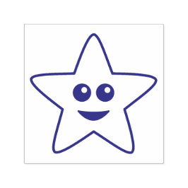 Sello Automático Estampilla de la estrella feliz