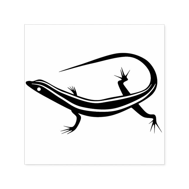Sello Automático estampilla de lagarto autoincolora (Diseño)