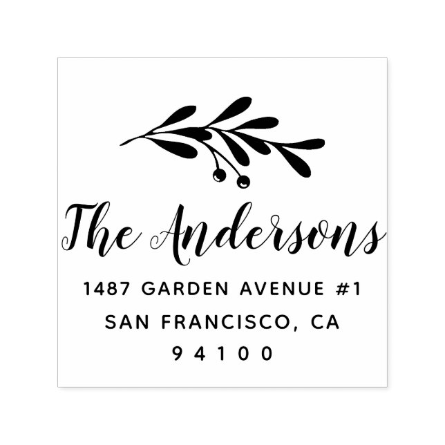 Sello Automático Estampilla de paz y alegría para los Navidades (Diseño)