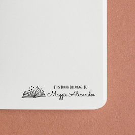 Sello Automático Este Libro Pertenece A La Planilla De Marcadores D