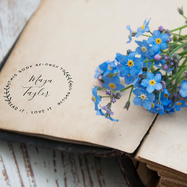 Sello Automático Este Libro Pertenece Al Guión De La Verde