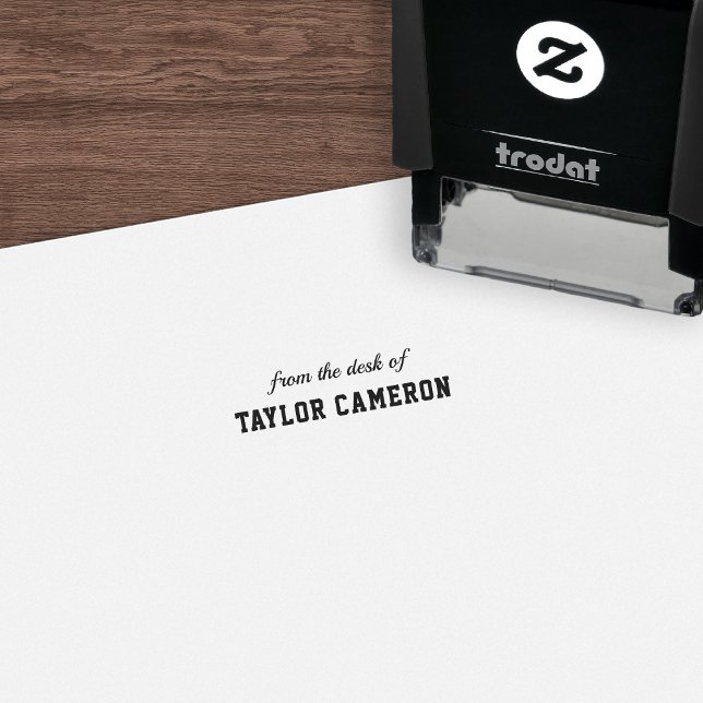 Sello Automático Estilo de escritura y seriedad de la variedad desd (Subido por el creador)