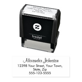 Sello Automático Estilo de marca de dirección de devolución de escr