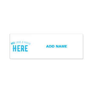 SELLO AUTOMÁTICO ESTILO MODERNO DE LA LUZ PERSONALIZADO AZUL VERIFI