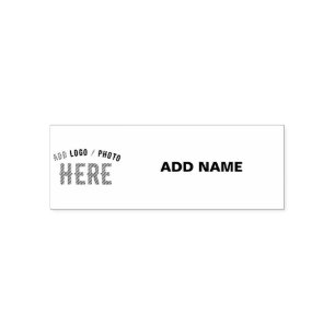 SELLO AUTOMÁTICO ESTILOSO MODERNO PERSONALIZABLE BLANCO VERIFICADO