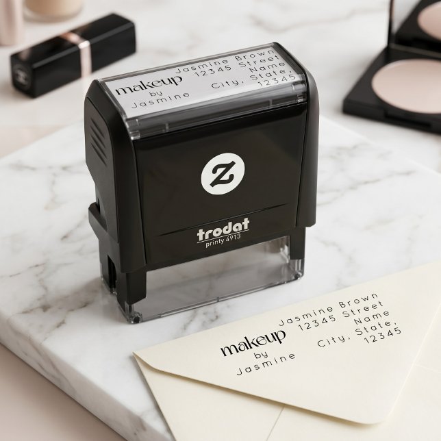 Sello Automático Estudio de Maquillaje Dirección de Devolución Pers (Subido por el creador)