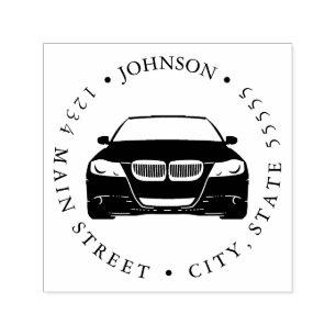 Sello Automático Etiqueta de devolución de Ilustracion de Personali