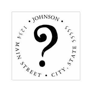 Sello Automático Etiqueta de devolución texturizada gastada del