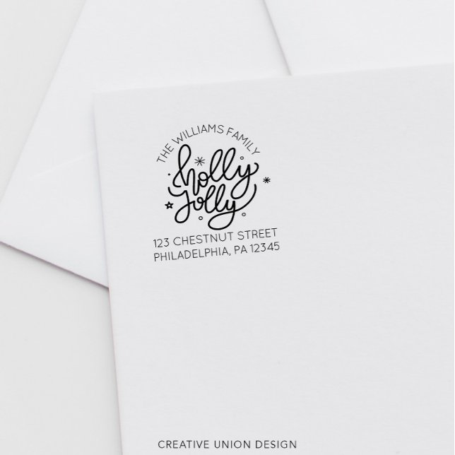 Sello Automático Etiqueta de dirección de devolución de Navidades r (Subido por el creador)