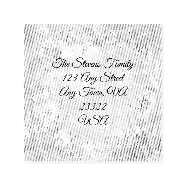 Sello Automático Etiqueta de dirección de devolución de Personaliza (Diseño)