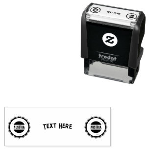 Sello Automático Etiqueta De Goma De Oficina De Logotipo Personaliz