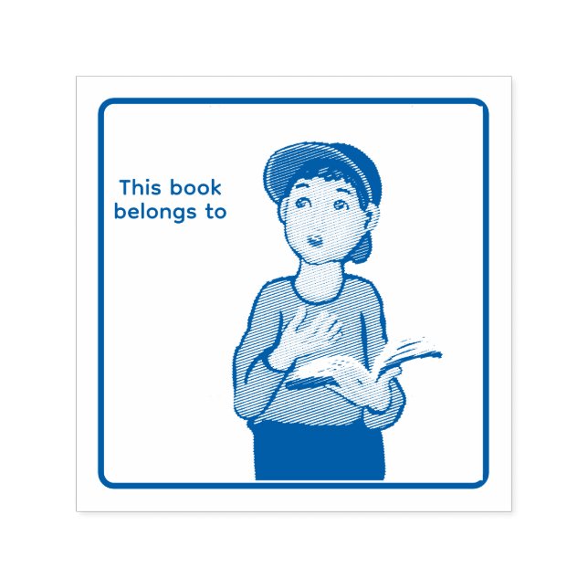 Sello Automático Etiqueta de libro (Diseño)