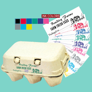 Sello Automático Etiqueta de producto de mercado de los agricultore