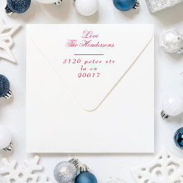 Sello Automático Etiqueta de retorno tradicional de los nombres de 