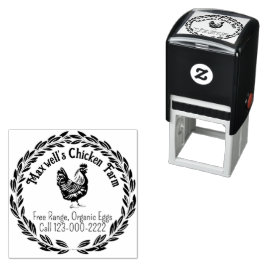 Sello Automático Etiquetado de cartón de Huevos Clásicos Hen Wreath