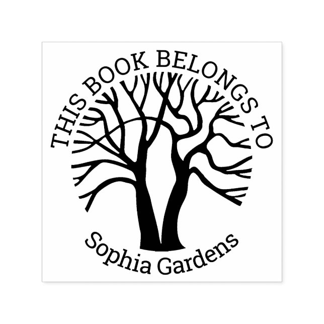 Sello Automático Ex Libris - Árbol de vida v2 (Diseño)