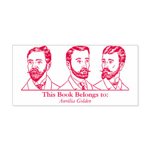 Sello Automático Ex Libris - Three Man v5