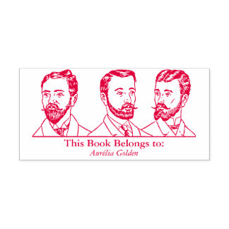 Sello Automático Ex Libris - Three Man v5