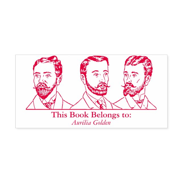 Sello Automático Ex Libris - Three Man v5 (Diseño)