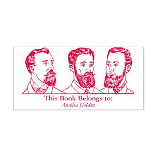 Sello Automático Ex Libris - Three Man v6