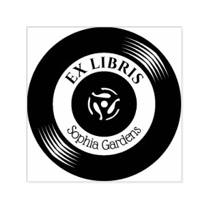 Sello Automático Ex Libris Vinyl Record