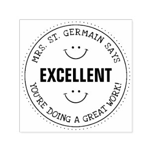 Sello Automático Excelente   Profesores Personalizados