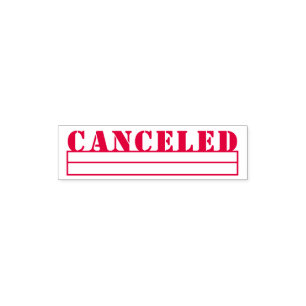 Sello Automático Factura moderna oficina cancelada