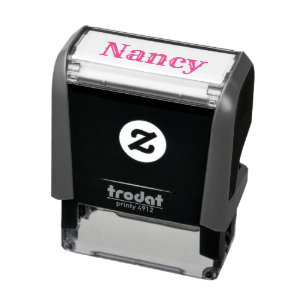 Sello Automático Fancy Nancy Personalizado Serif Text