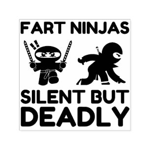 Sello Automático Fart Ninjas en silencio pero mortal