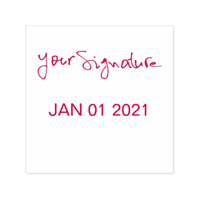 Sello Automático Fecha de firma personalizada (Diseño)