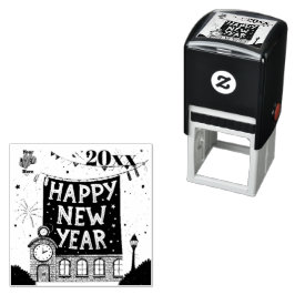 Sello Automático Feliz Año Nuevo