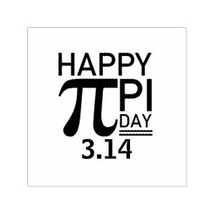 Sello Automático Feliz Día De Pi