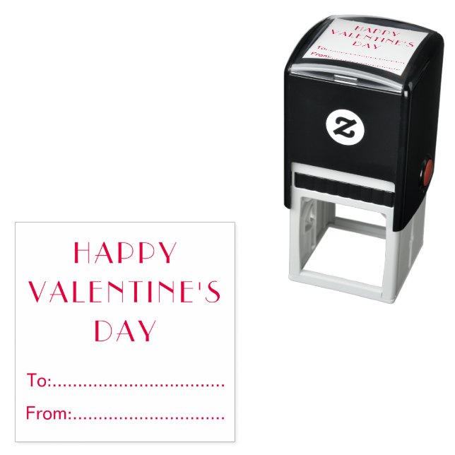 Sello Automático Feliz Día de San Valentín Para De Personalizado (In Situ)