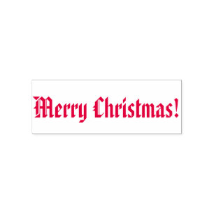 Sello Automático Feliz Estampilla de Navidad