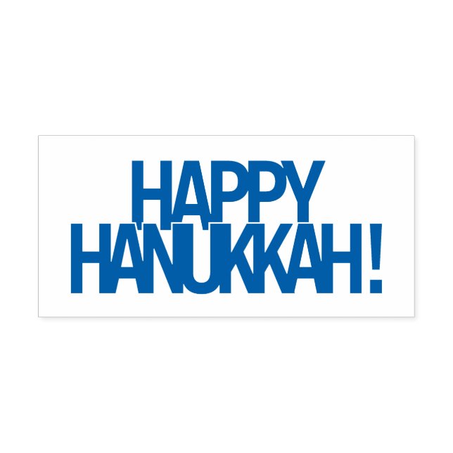 Sello Automático ¡Feliz Hanukkah! (Diseño)