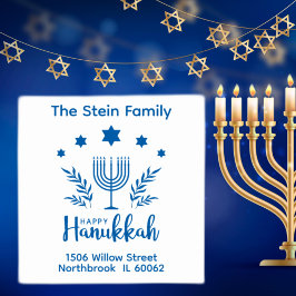 Sello Automático Feliz Hanukkah
