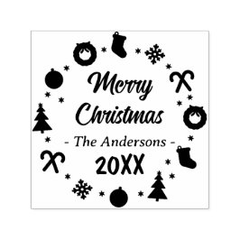 Sello Automático Feliz Navidad