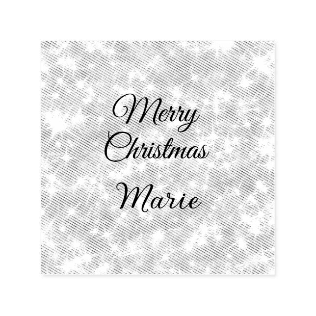 Sello Automático Feliz Navidad añadir nombre sagrado purpurina de b (Diseño)