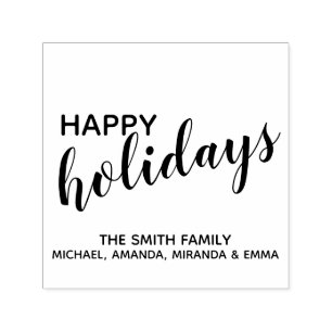 Sello Automático Festividad 'Felices Fiestas'