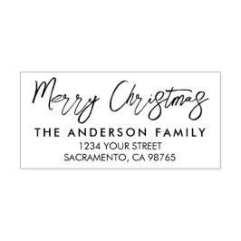 Sello Automático Festividad personalizada de Feliz Navidad