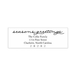 Sello Automático Festividades personalizadas de los saludos de temp