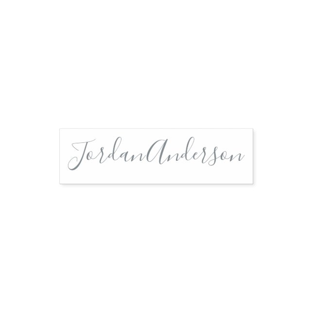 Sello Automático Firma de marca de nombre personalizado (Diseño)