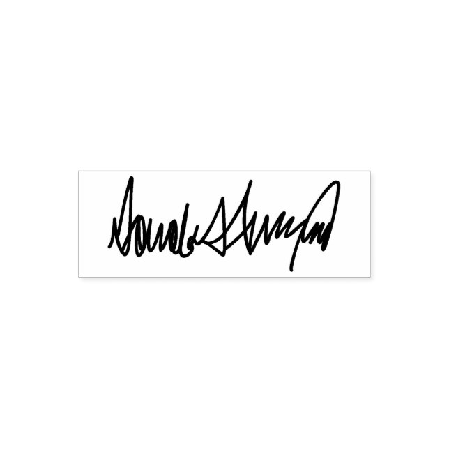Sello Automático Firma del presidente Donald Trump (Diseño)