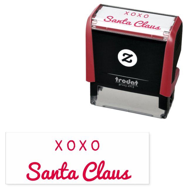 Sello Automático Firma falsa de Santa Claus XOXO para Navidades (In Situ)