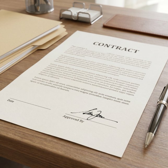 Sello Automático Firma manuscrita personalizada | Documento (Subido por el creador)