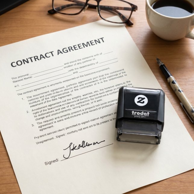 Sello Automático Firma manuscrita personalizada | Documento (Subido por el creador)