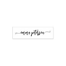 Sello Automático Firma personalizada letra script moderna