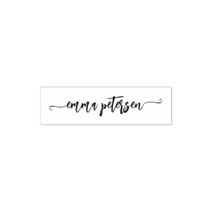 Sello Automático Firma personalizada letra script moderna 