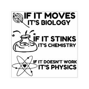 Sello Automático FÍSICA DE LA QUÍMICA DE LA BIOLOGÍA DE LA Ciencia