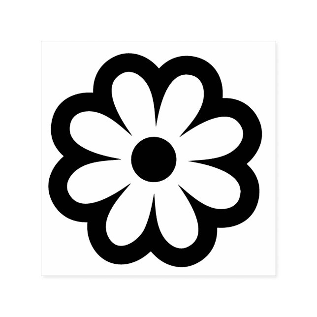 Sello Automático Flor (Diseño)